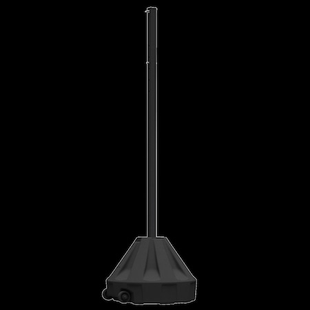 Plasticade , Plastic Black, Matte, 72 in L, 16.5 in D UVRAP24BK-72BKPK